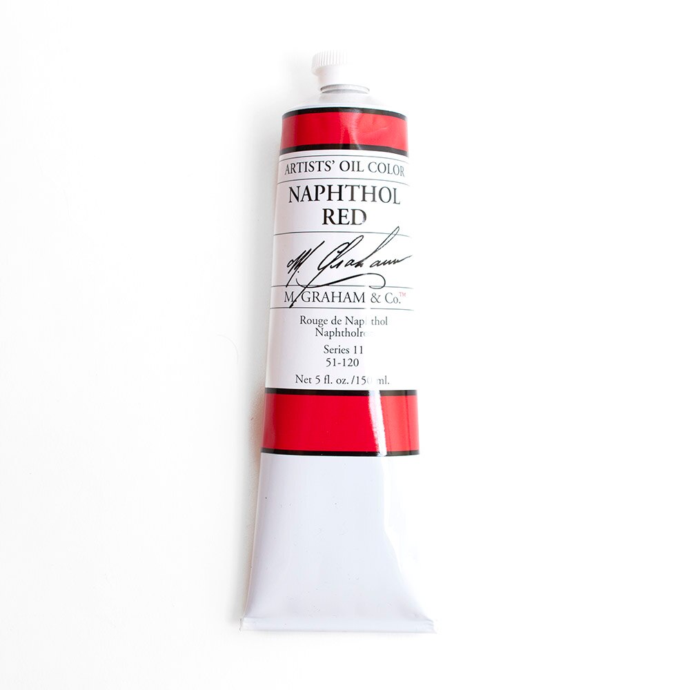 M. Graham & Co., Artists', Oil Paint, 5oz, Naphthol Red